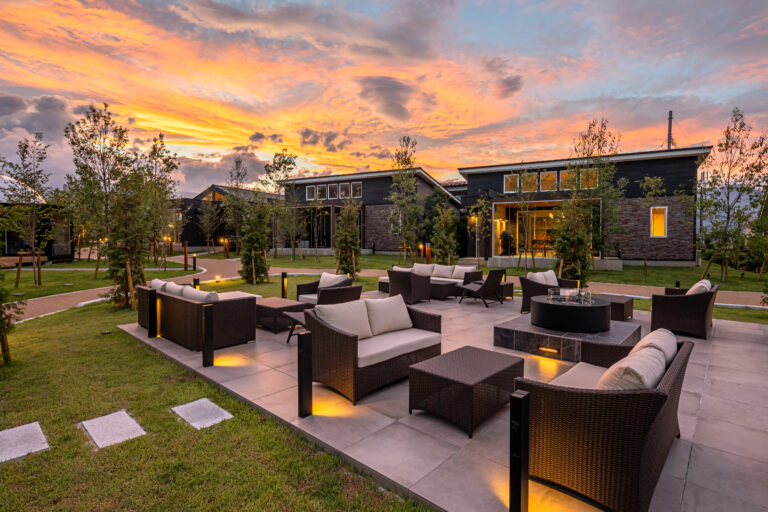 山梨県河口湖　宿泊施設撮影