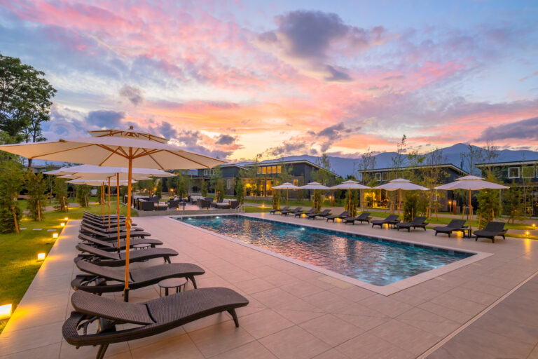 山梨県河口湖　宿泊施設撮影