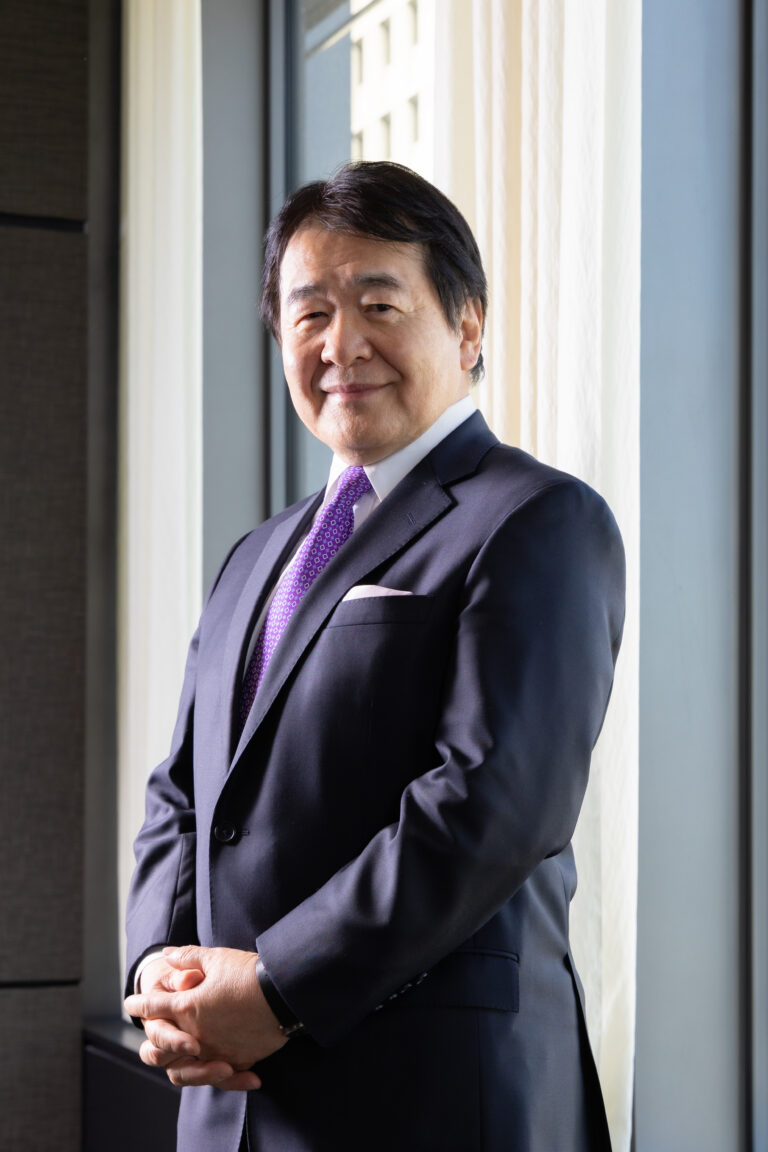 竹中平蔵氏　ポートレート撮影