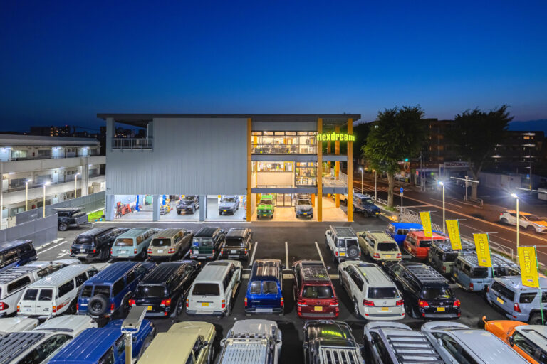 東京都調布市　車店舗撮影