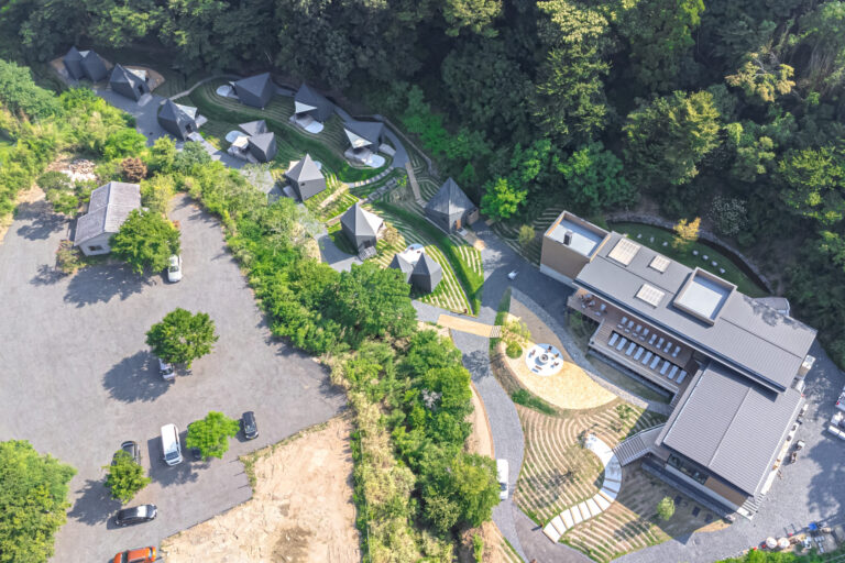 千葉県富津市　宿泊施設　ドローン空撮