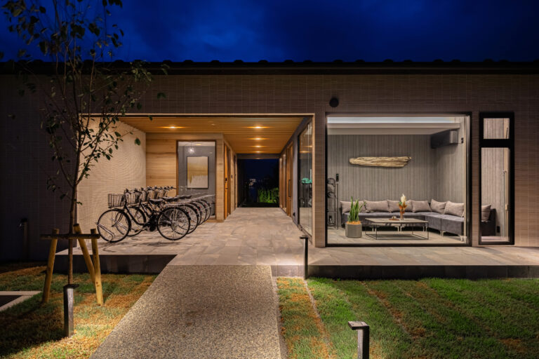 山梨県河口湖　宿泊施設撮影