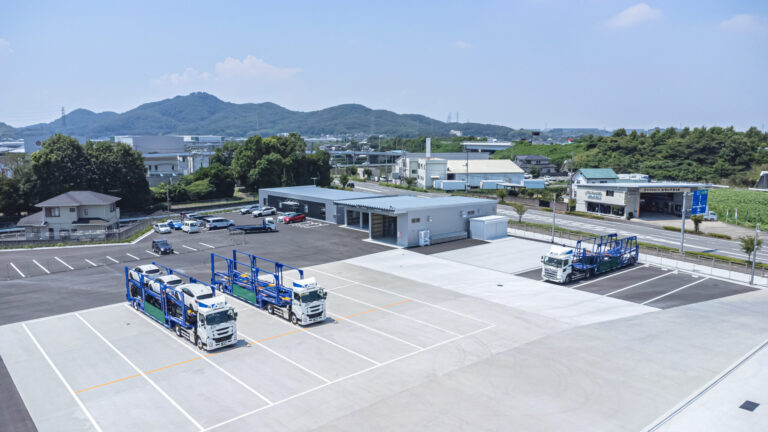 群馬県太田市　陸運会社　ドローン撮影