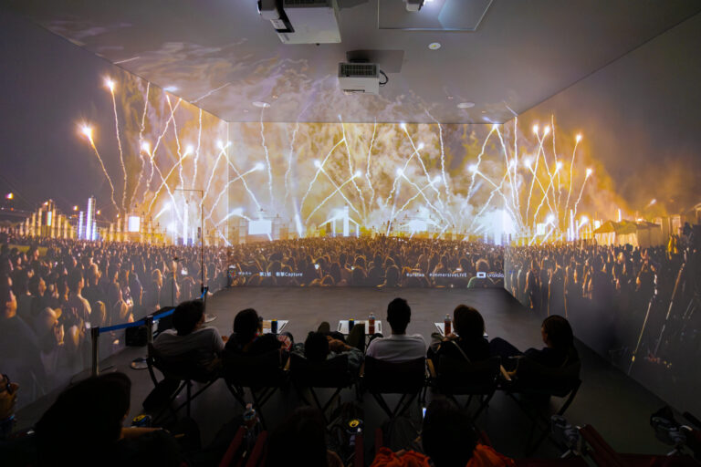 uralaa immersive LIVE 勝毎花火大会